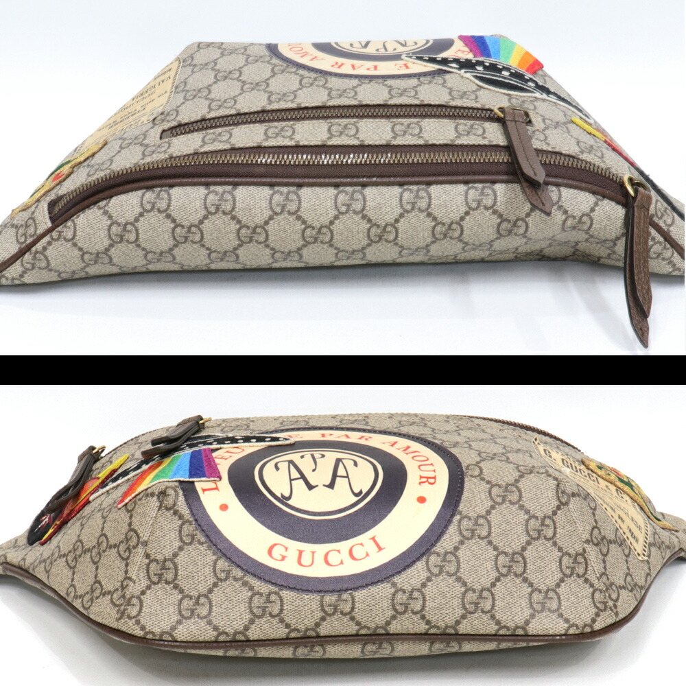 楽天市場】【送料無料】【美品】グッチ GUCCI クーリエ ベルトバッグ