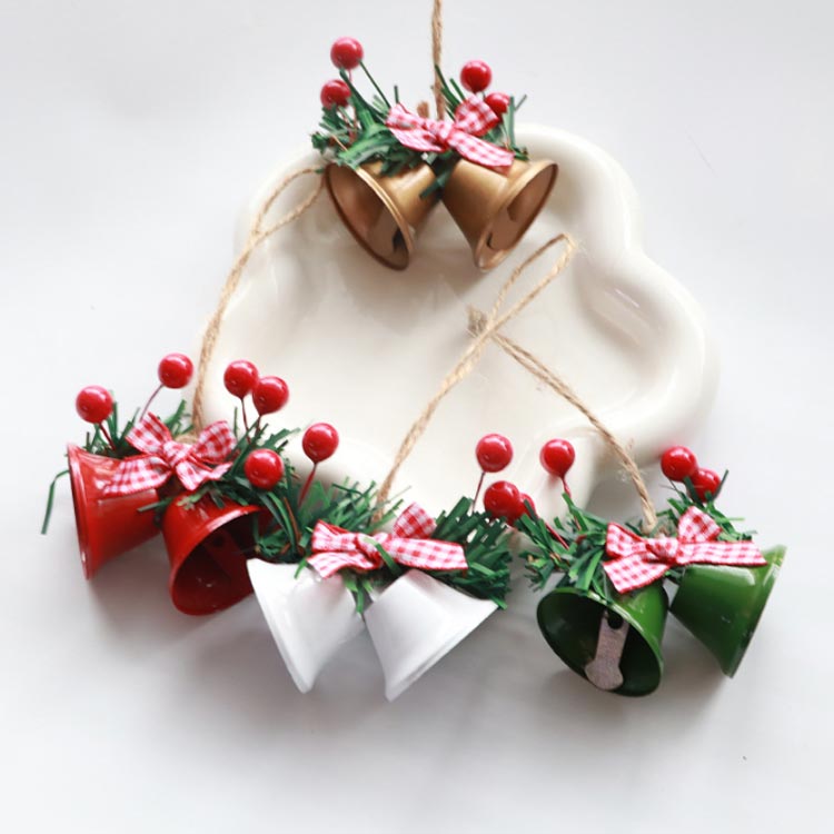 楽天市場】北欧 ベル おしゃれ クリスマスツリー 飾りつけ 6個セット