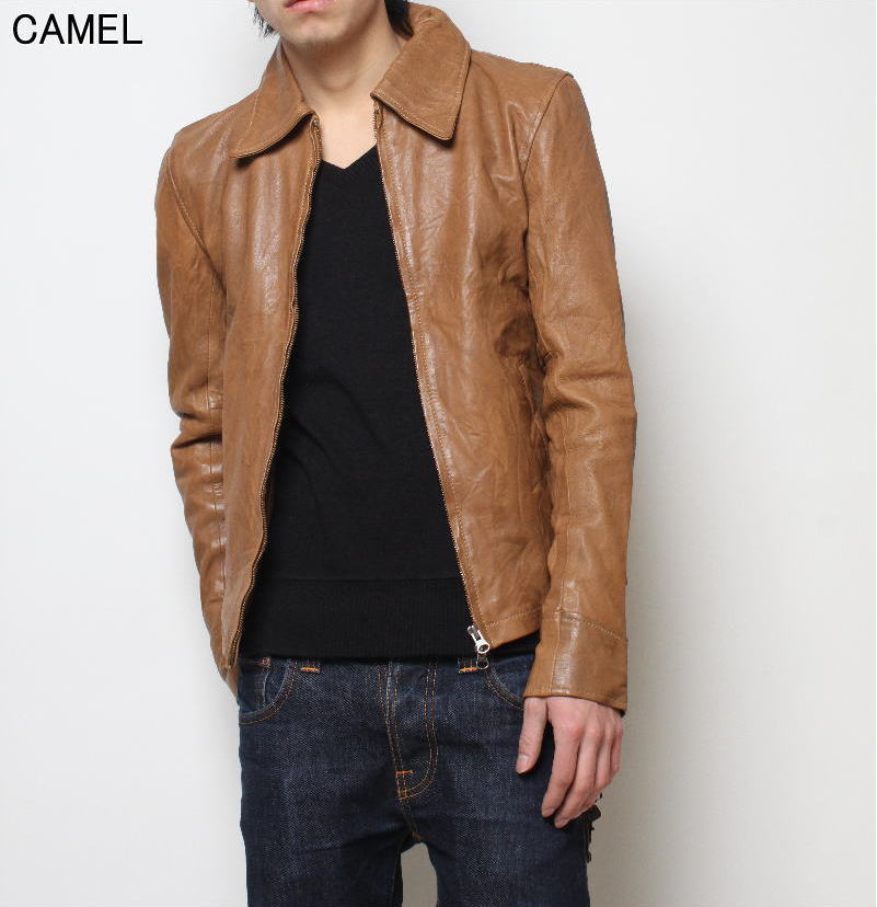 楽天市場】Freedom 革ジャン レザージャケット ラムスキン 本革