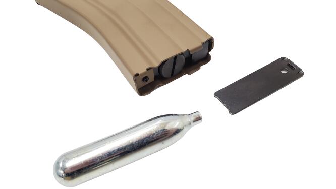 楽天市場】WE-TECH ガスブローバックガンマガジン M4用 30連 Co2