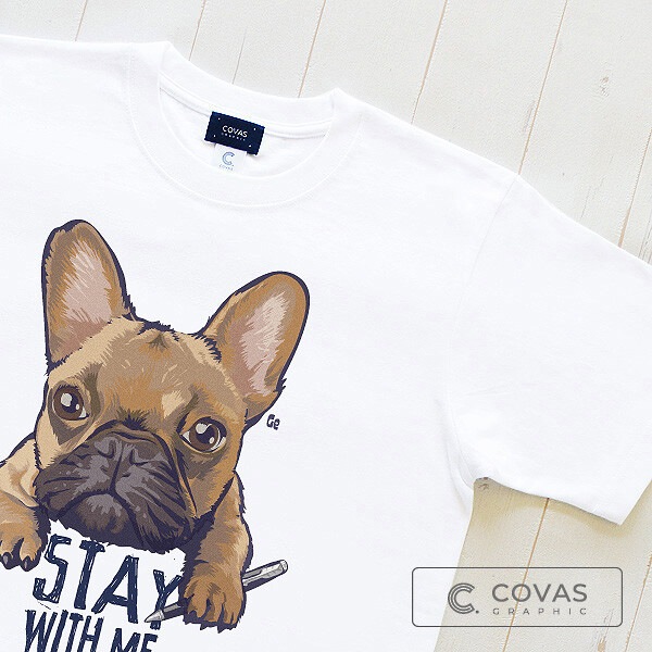 楽天市場】半袖Tシャツ フレンチブルドック フォーン 飼い主様用 厚手