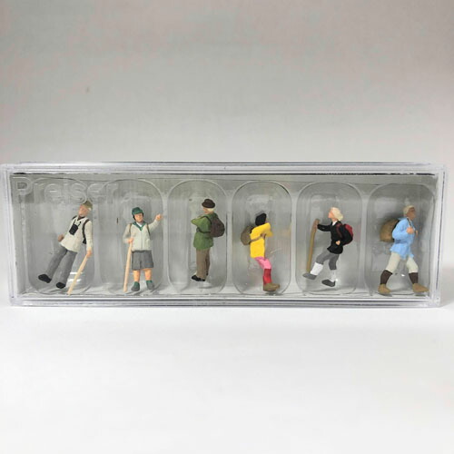 楽天市場】ハイカー（10290）【Preiser】【1/87】【ミニチュア