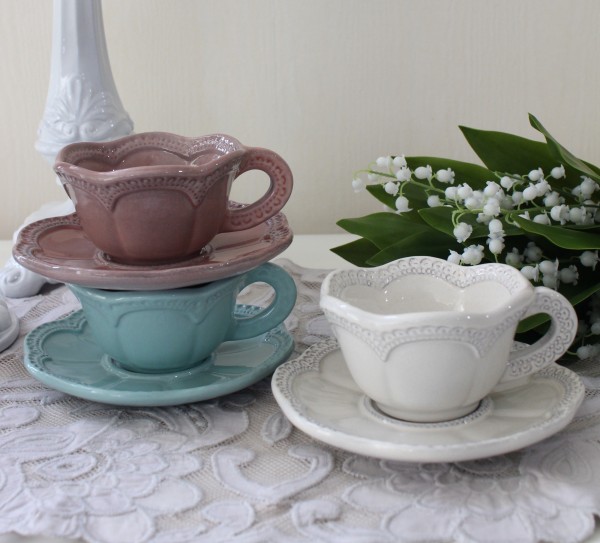 楽天市場】デミタスカップ＆ソーサー コーヒーカップ アンティーク風