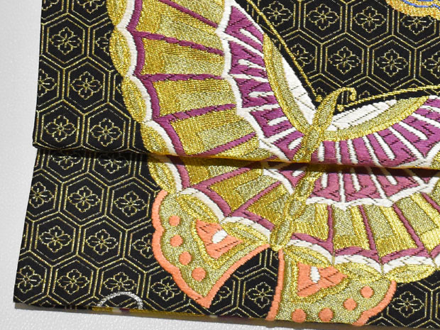 楽天市場】西陣織 芳彩織謹製 高級袋帯 振袖用 蝶々 全通【お仕立代