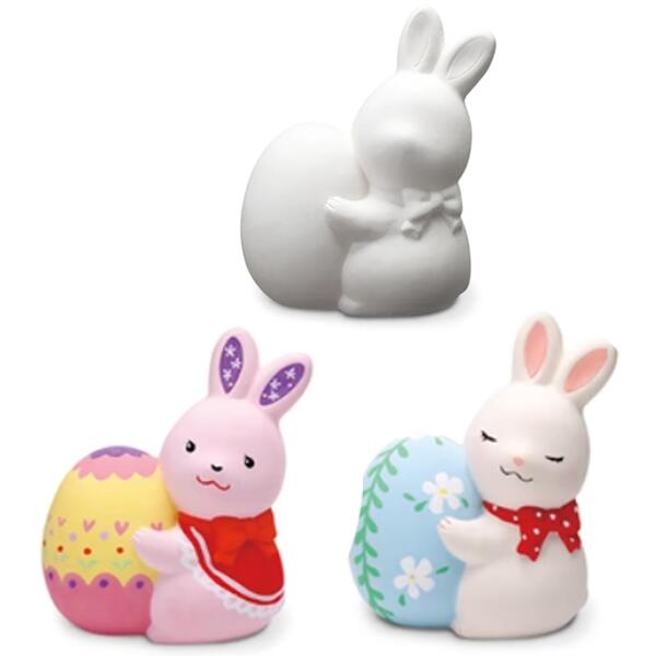 楽天市場】お絵かき イースターバニー（陶器）貯金箱 イースター