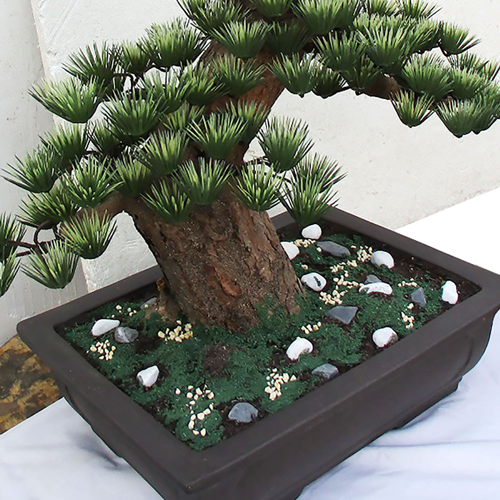 楽天市場】盆栽 松 大型 フェイクグリーン おしゃれ 人気 造花 リアル