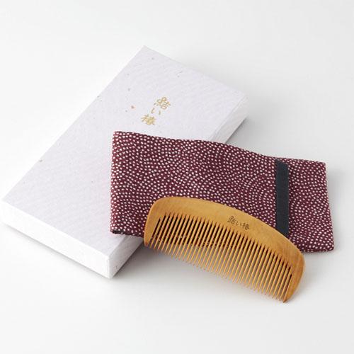 楽天市場】【送料込】結い椿 薩摩つげ櫛 本つげクシ 3寸純国産コーム