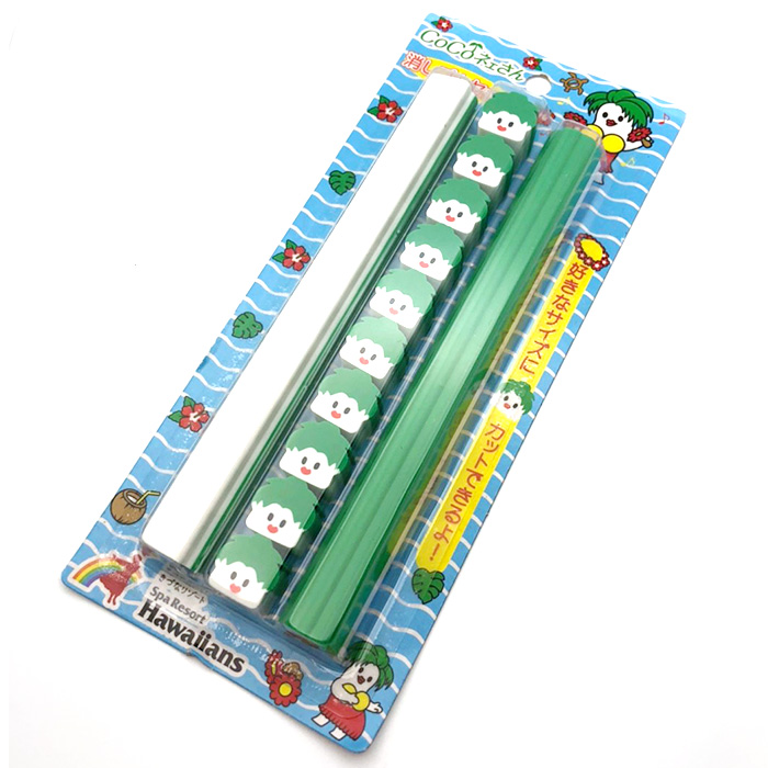 楽天市場】【メール便対応】ハワイアンズ CoCoネェさん 消しゴムセット