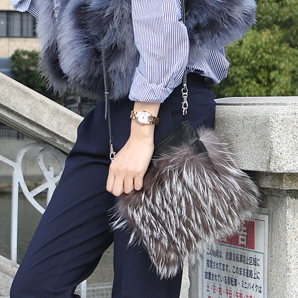 楽天市場】シルバーフォックス ファー ショルダーバッグ ポシェット 本