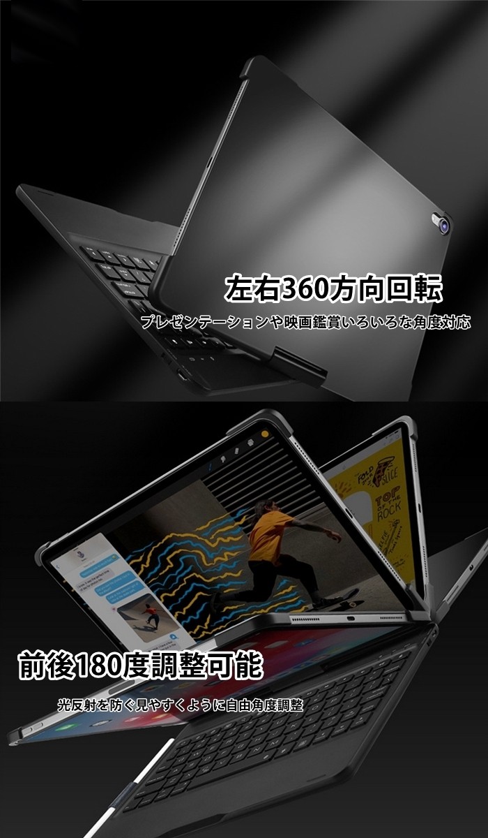 楽天市場】iPad キーボード ケース iPad Pro11インチ 第4世代 2022 第3