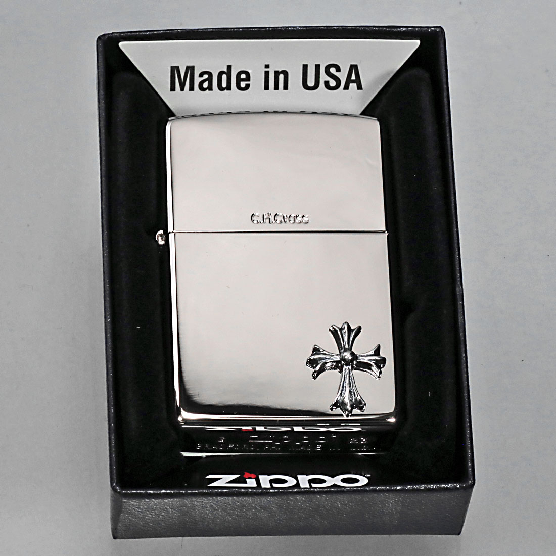 楽天市場】ジッポ ライター zippo ZIPPO 限定 シルバークロスメタル