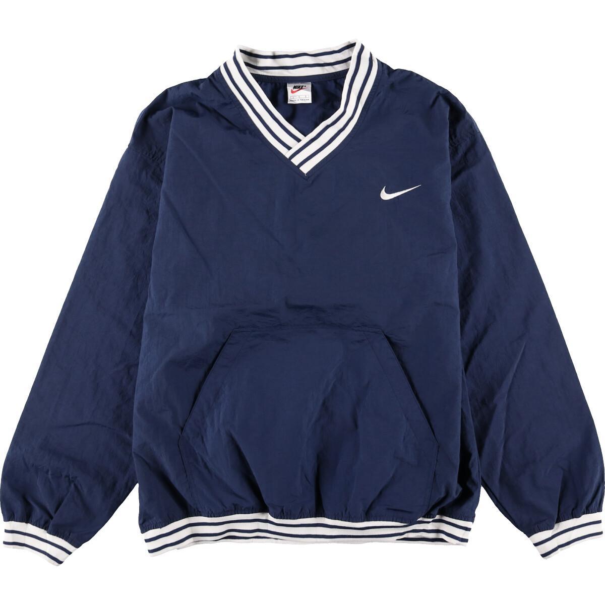1【希少XXL】ナイキ☆銀タグ Vネック ナイロン プルオーバー☆7419 1