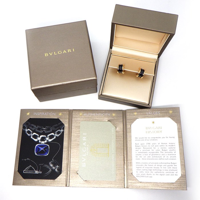 楽天市場】ブルガリ BVLGARI ピアス B-zero1 ビーゼロワン K18PG