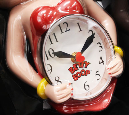 楽天市場】ベティ・ブープ 掛け時計 振り子時計 おしゃれ かわいい