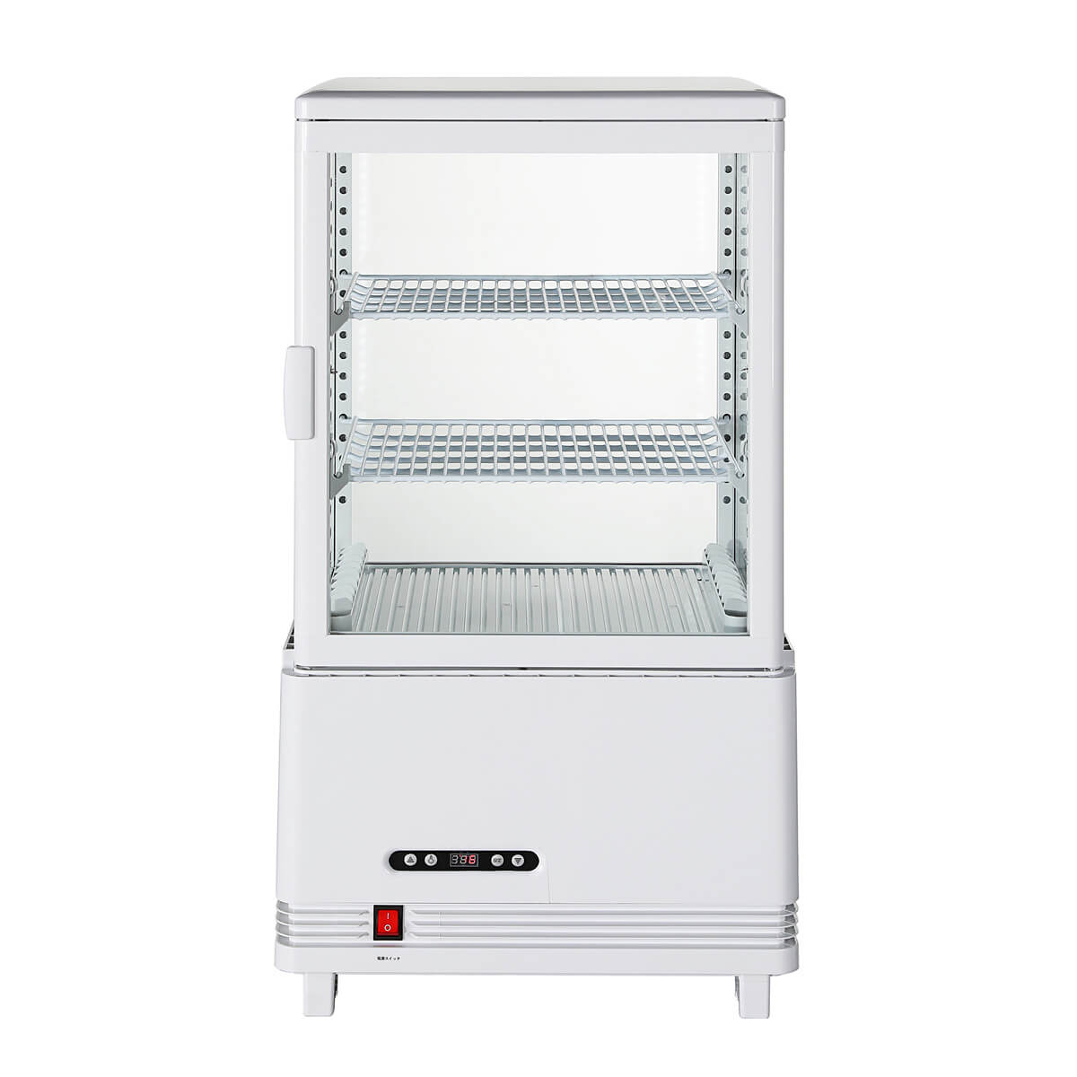 楽天市場】【立春セール！】 60L 白 4面ガラス 冷蔵ショーケース 卓上