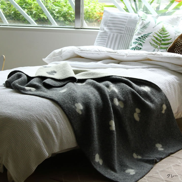 楽天市場】KLIPPAN（クリッパン）ウールハーフブランケットミナ