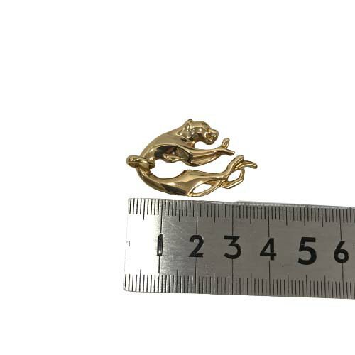 楽天市場】【良品】 パンサーデザイン ペンダントトップ K18 750