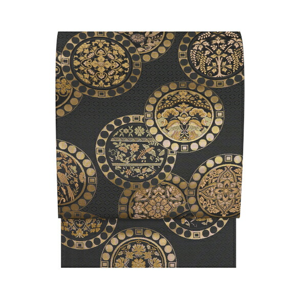 楽天市場】箔屋清兵衛正倉院文様 全通 袋帯陰山織物【未着用品