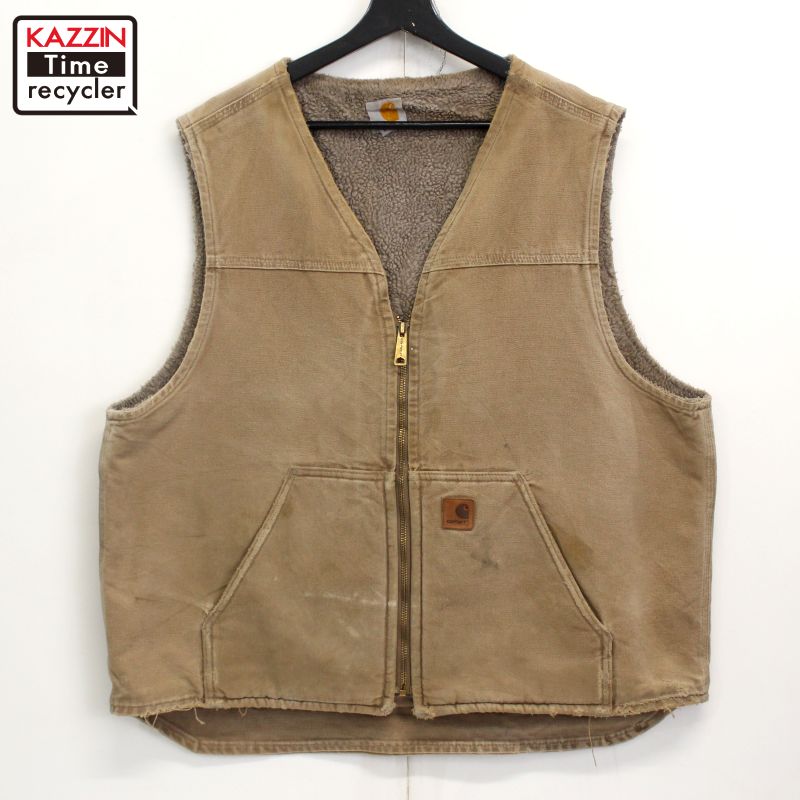 楽天市場】00s カーハート Carhartt 裏地ボア ダックベスト 古着