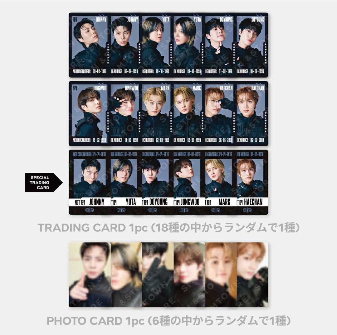 楽天市場】NCT127 - RANDOM TRADING CARD SET/ 4TH TOUR 'NEO CITY