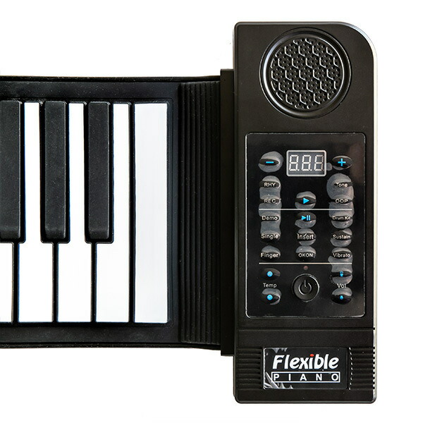 楽天市場】ピアノ 電子ピアノ コンパクト 61鍵盤 ロールアップピアノ