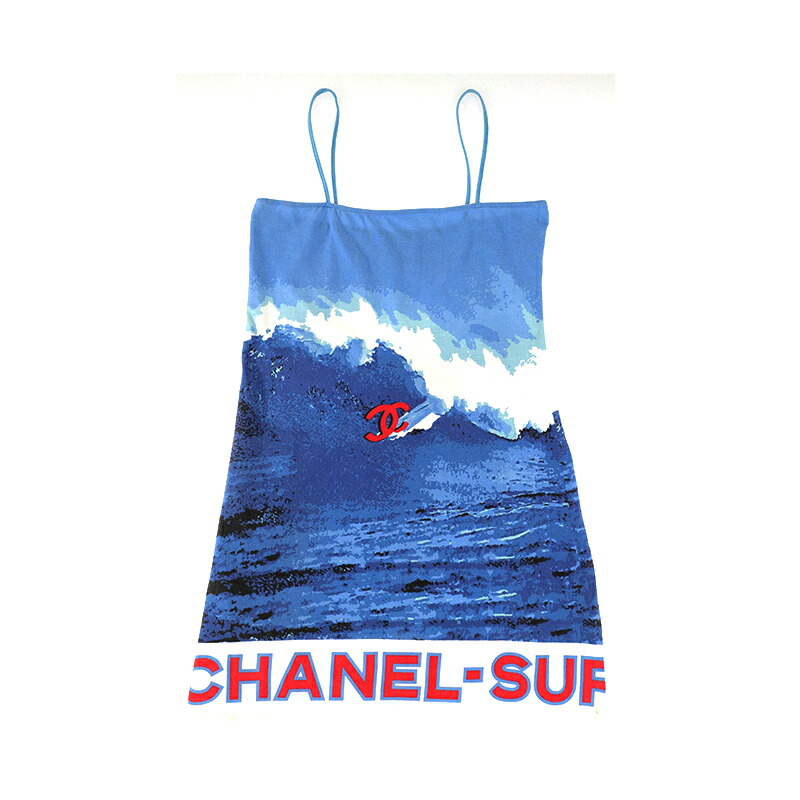 楽天市場】美品 シャネル CHANEL サーフライン キャミソール ミニ