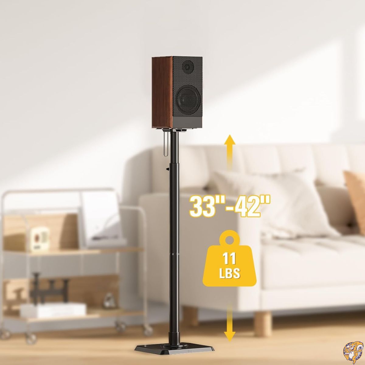 楽天市場】Mounting Dream スピーカースタンド 高さ調節可能