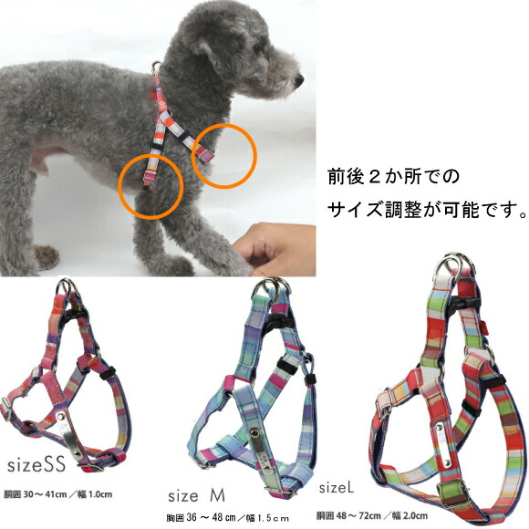 楽天市場】犬 犬用 ハーネス 迷子札 名入れ 名前入 BIRDIE マルチ