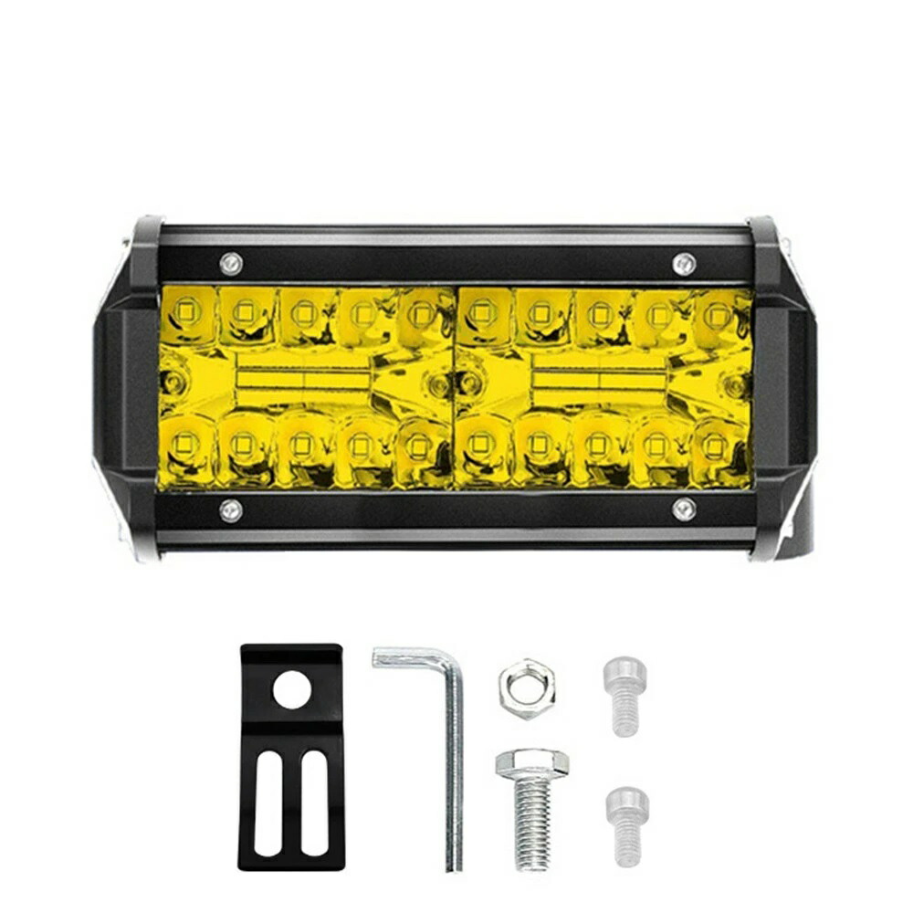 楽天市場】LED ワークライト 12V 24V 120W 3000K 黄色 防水 作業灯