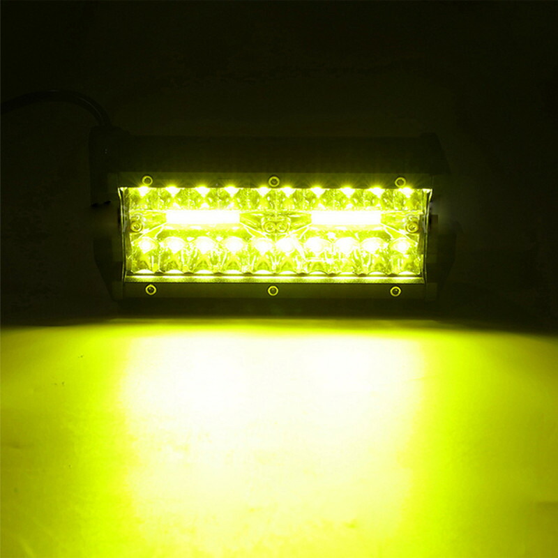 楽天市場】LED ワークライト 12V 24V 120W 3000K 黄色 防水 作業灯