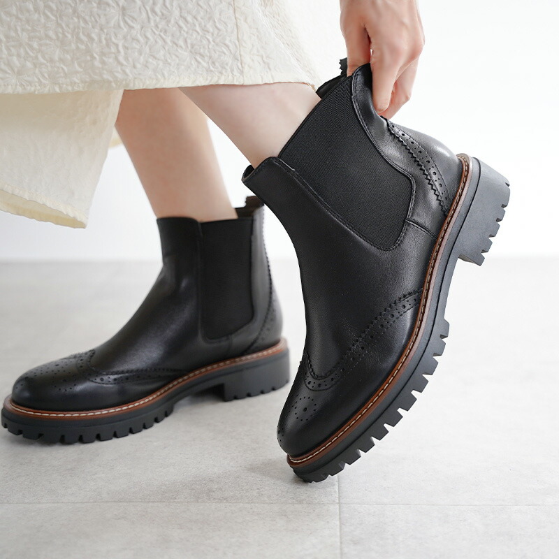 楽天市場】本革 ブーツ サイドゴア レザー レディース 送料無料 ※沖縄