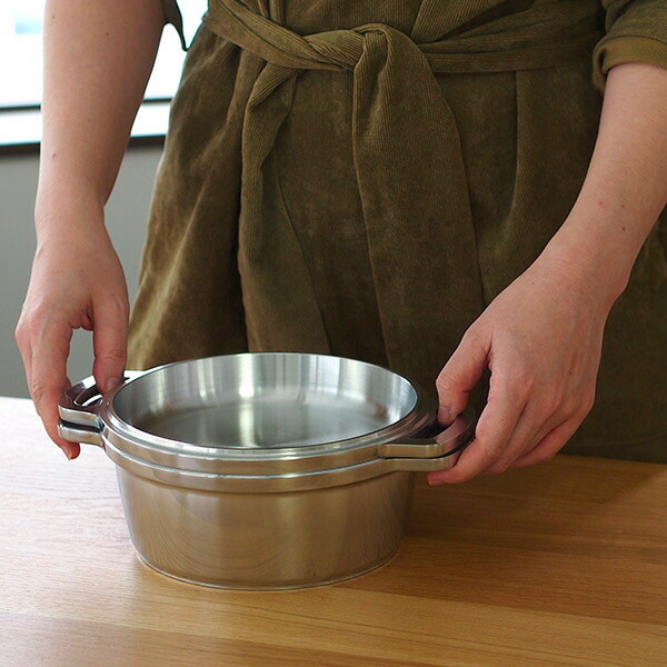 楽天市場】KING 無水鍋 18cm / king無水鍋 無水調理 アルミ 鍋 両手鍋