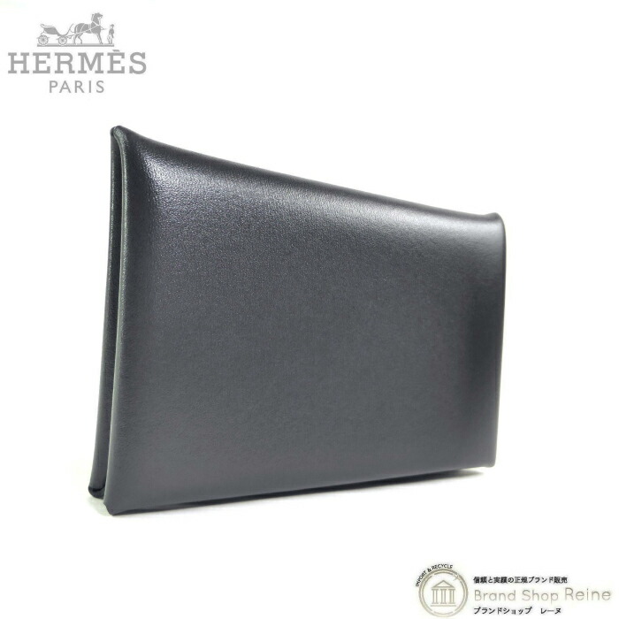楽天市場】エルメス （HERMES） カルヴィ ボックスカーフ グラファイト