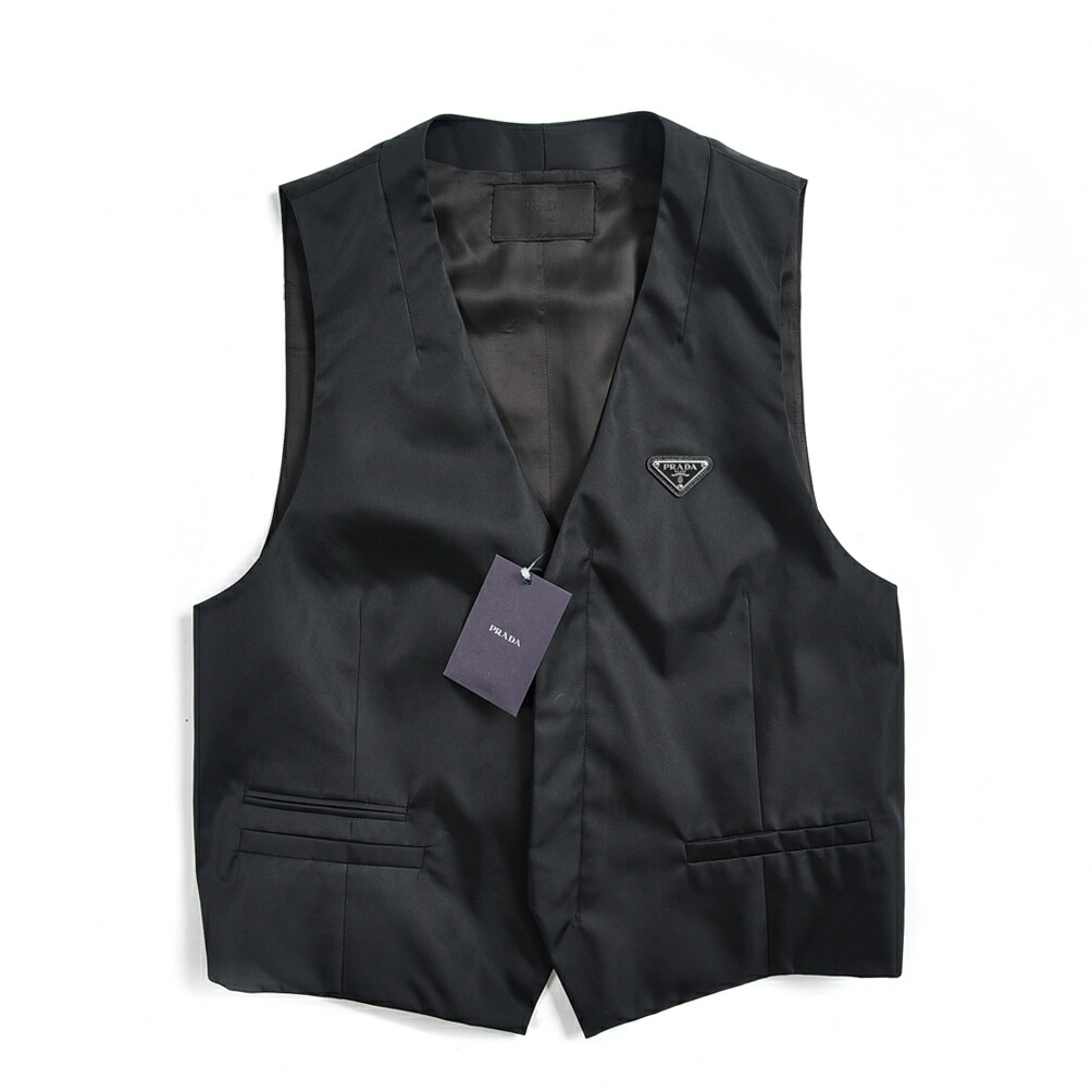 楽天市場】プラダ PRADA ジレ ベスト 春夏 メンズ リサイクル ナイロン