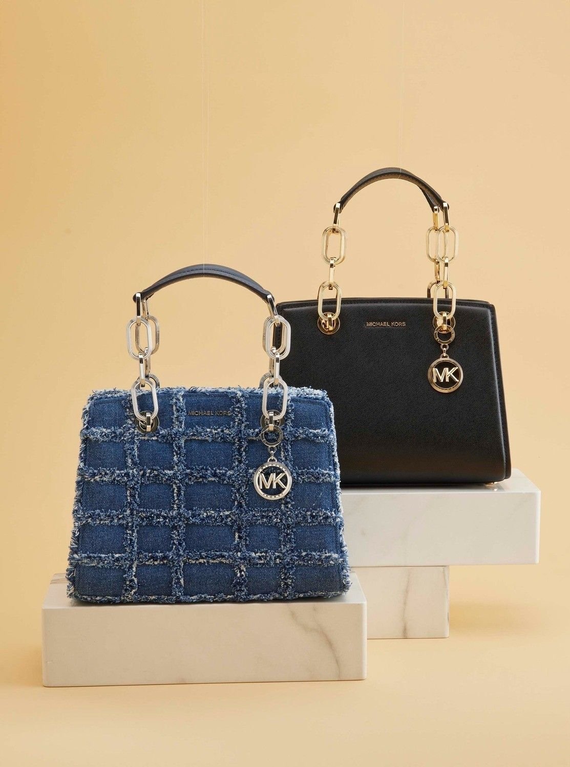 MICHAEL KORS｜CYNTHIA レザー サッチェル スモール マイケルコース