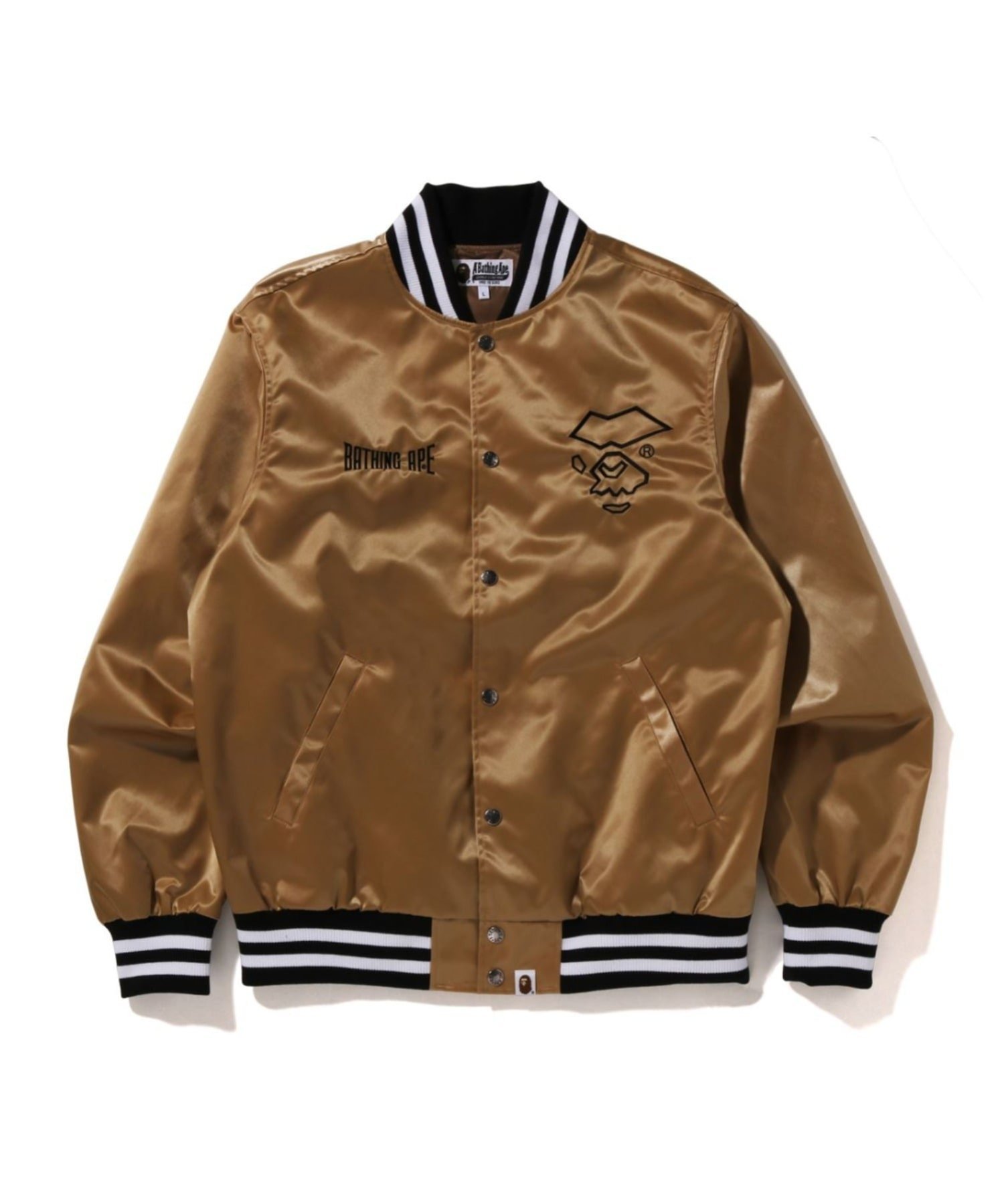 A BATHING APE PIRATE STORE｜NYLON VARSITY JACKET | Rakuten Fashion