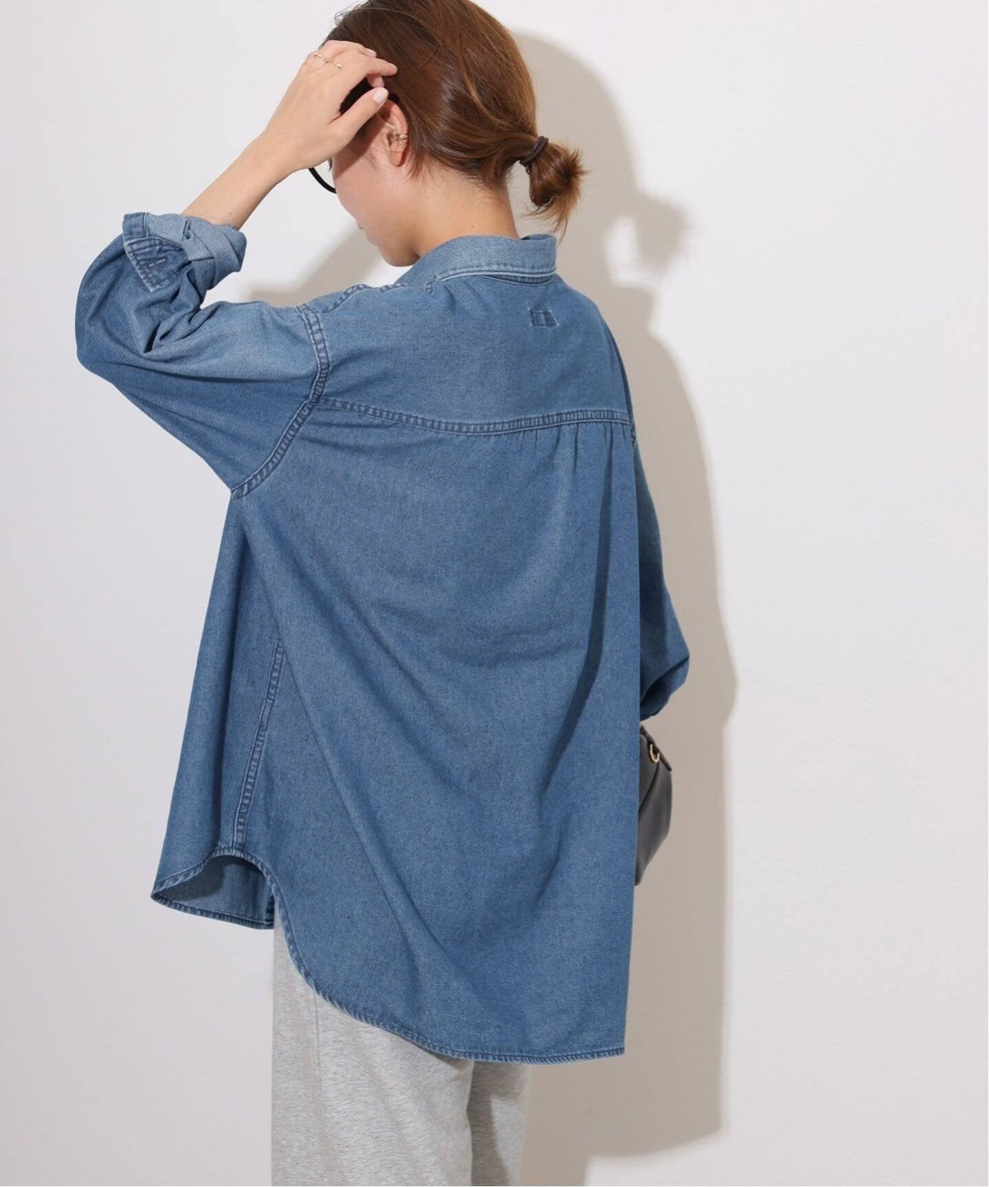 JOURNAL STANDARD relume｜《WEB限定追加》デニムオーバーサイズシャツ