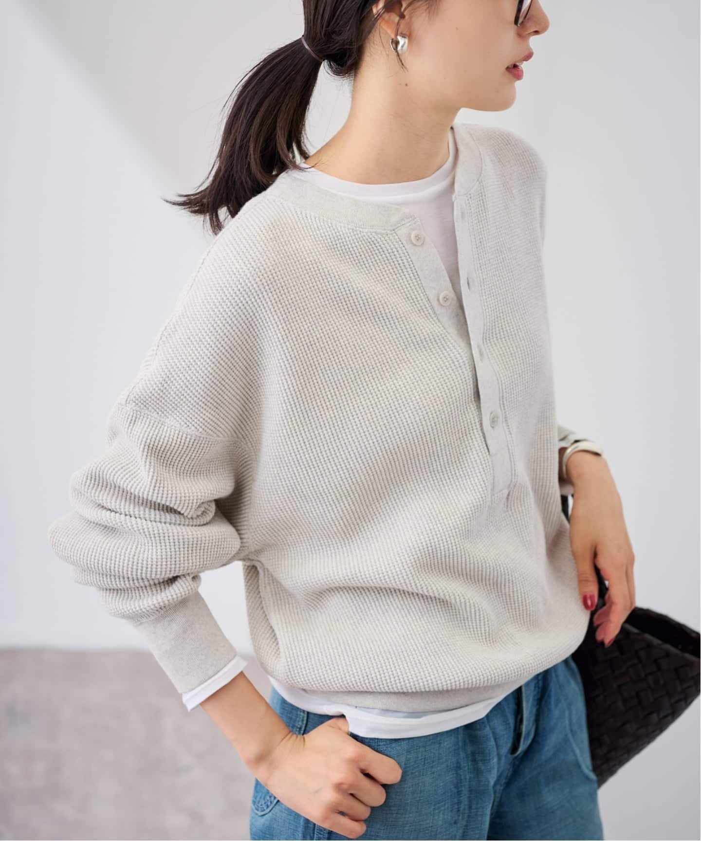 FRAMeWORK｜≪WEB限定 / 追加予約≫ワッフルヘンリープルオーバー 2