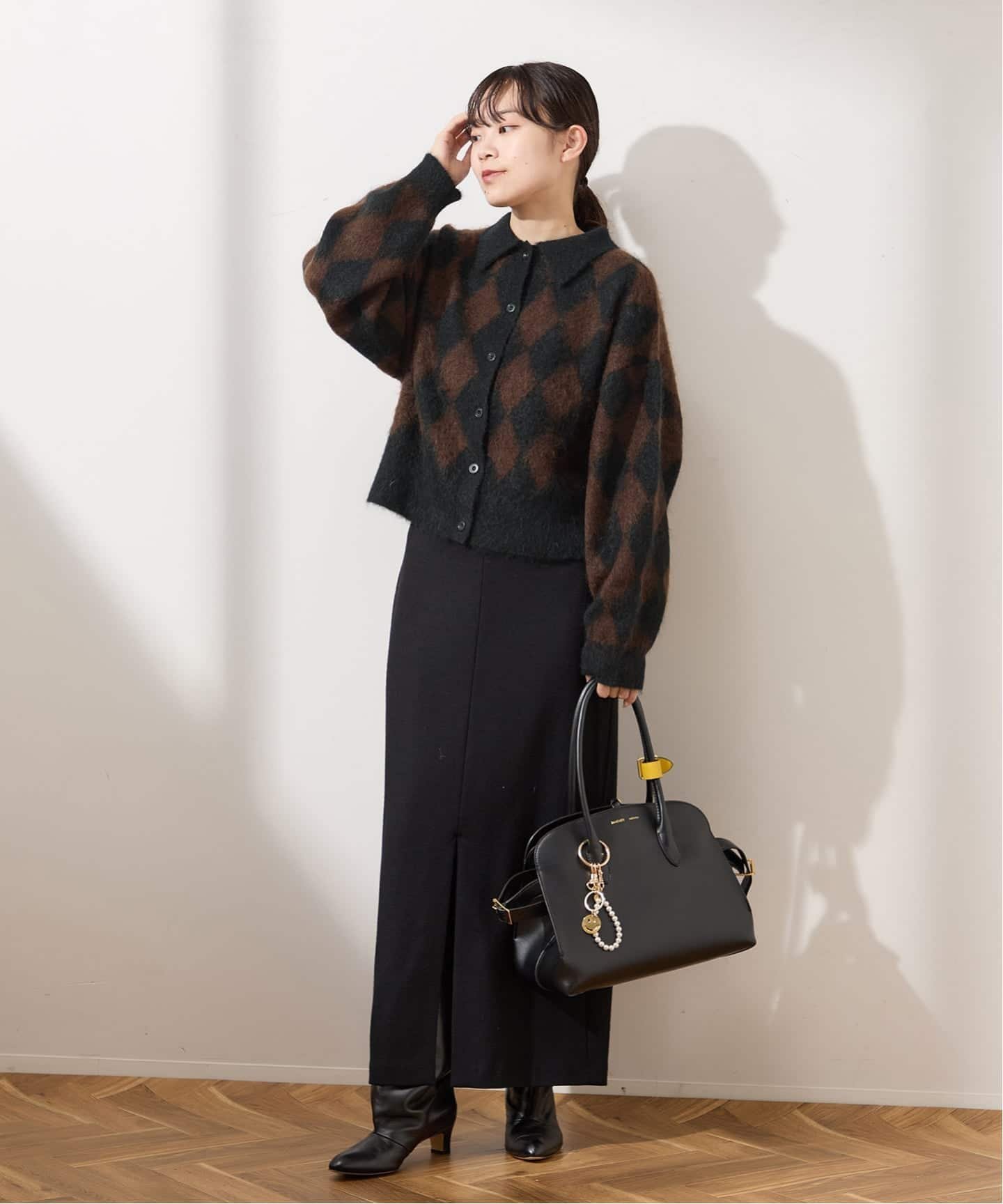 JOURNAL STANDARD L'ESSAGE｜アーガイルニットカーディガン | Rakuten