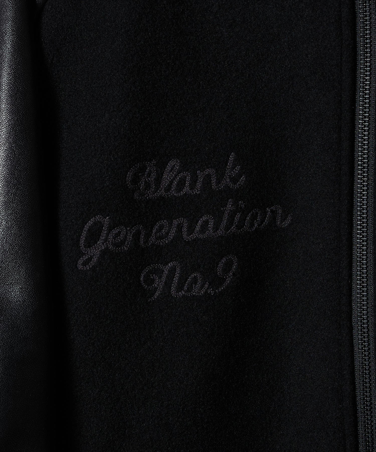 NUMBER (N)INE｜RAGLAN SLEEVE ZIPPER STADIUM JACKET | Rakuten