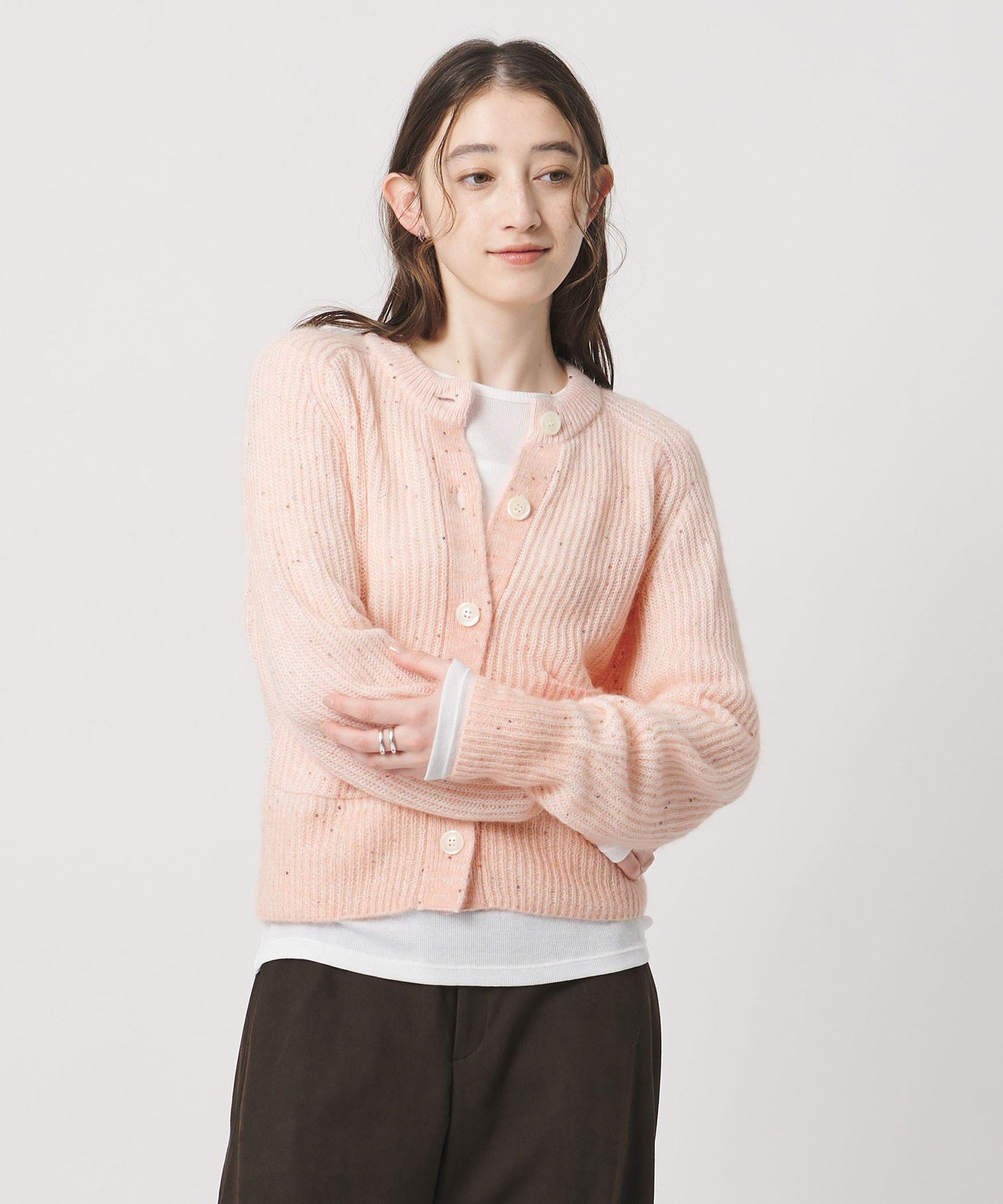UNITED ARROWS｜フラワー スパンコール カーディガン | Rakuten