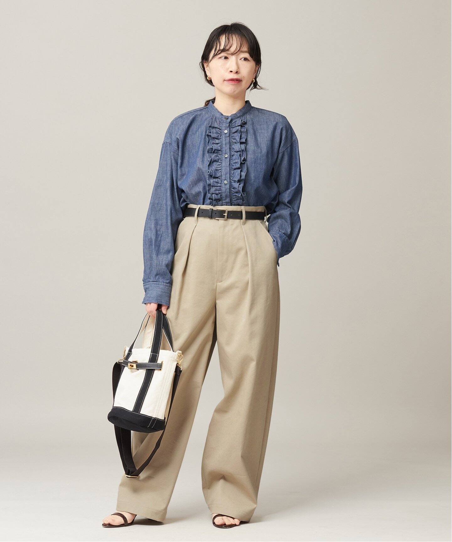 JOURNAL STANDARD L'ESSAGE｜《追加2》CP タックチノパンツ | Rakuten