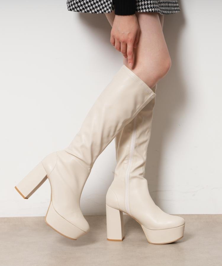 ESPERANZA｜【ラク盛り/ロングブーツ】リピーター続出/脚長美脚 厚底