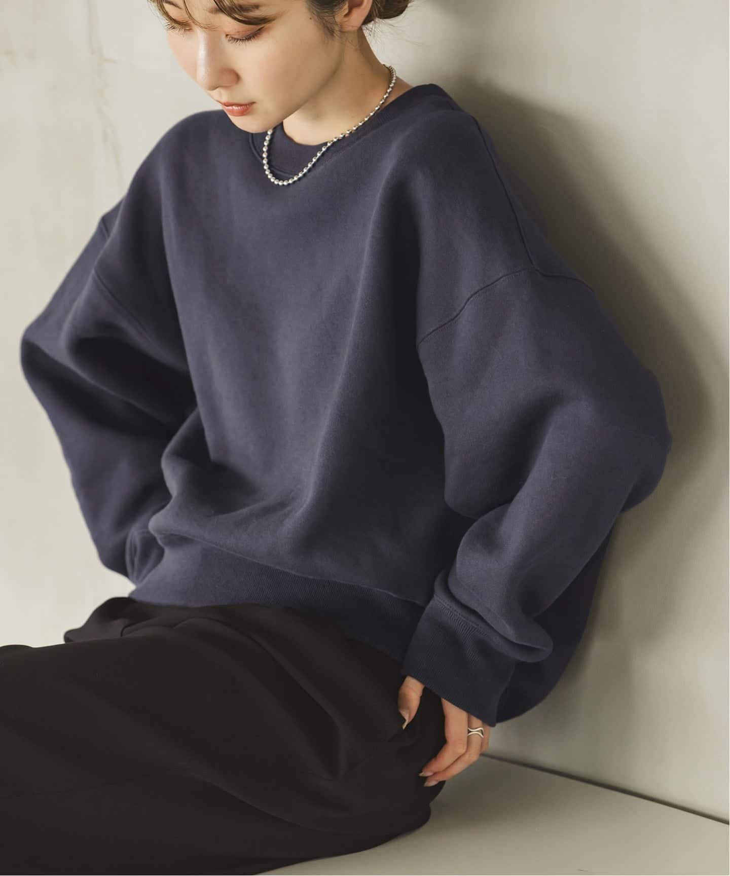 NOBLE｜ナッピングオーバーニュアンススウェット | Rakuten Fashion