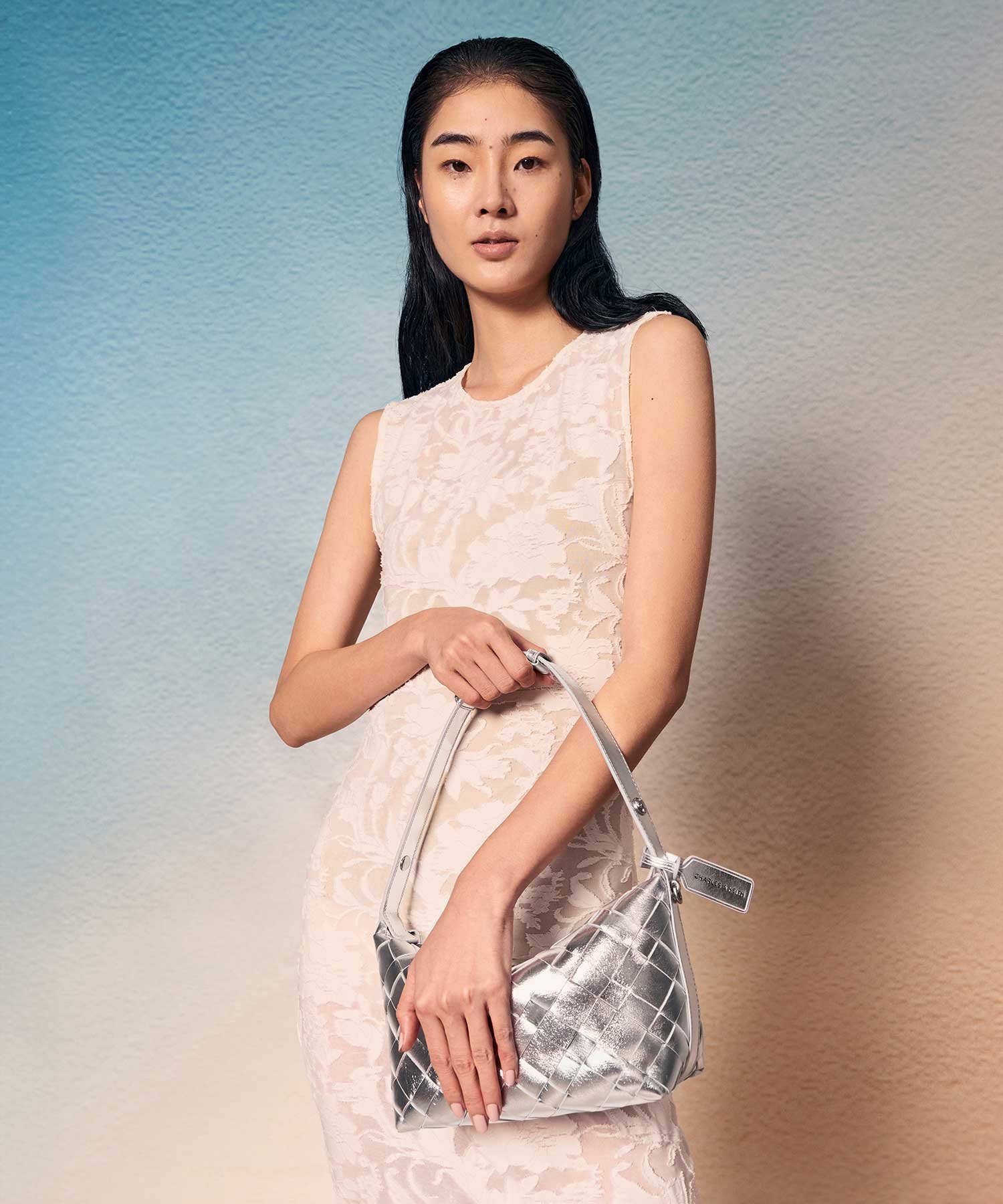 CHARLES & KEITH｜Ivette イヴェット ウーブンショルダーバッグ