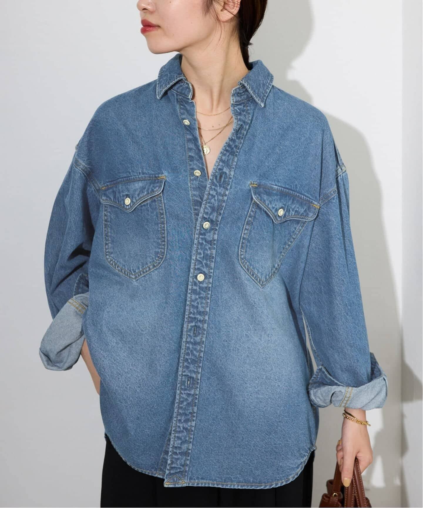 SLOBE IENA｜《WEB限定/追加3》LE DENIM BDUデニムシャツ | Rakuten