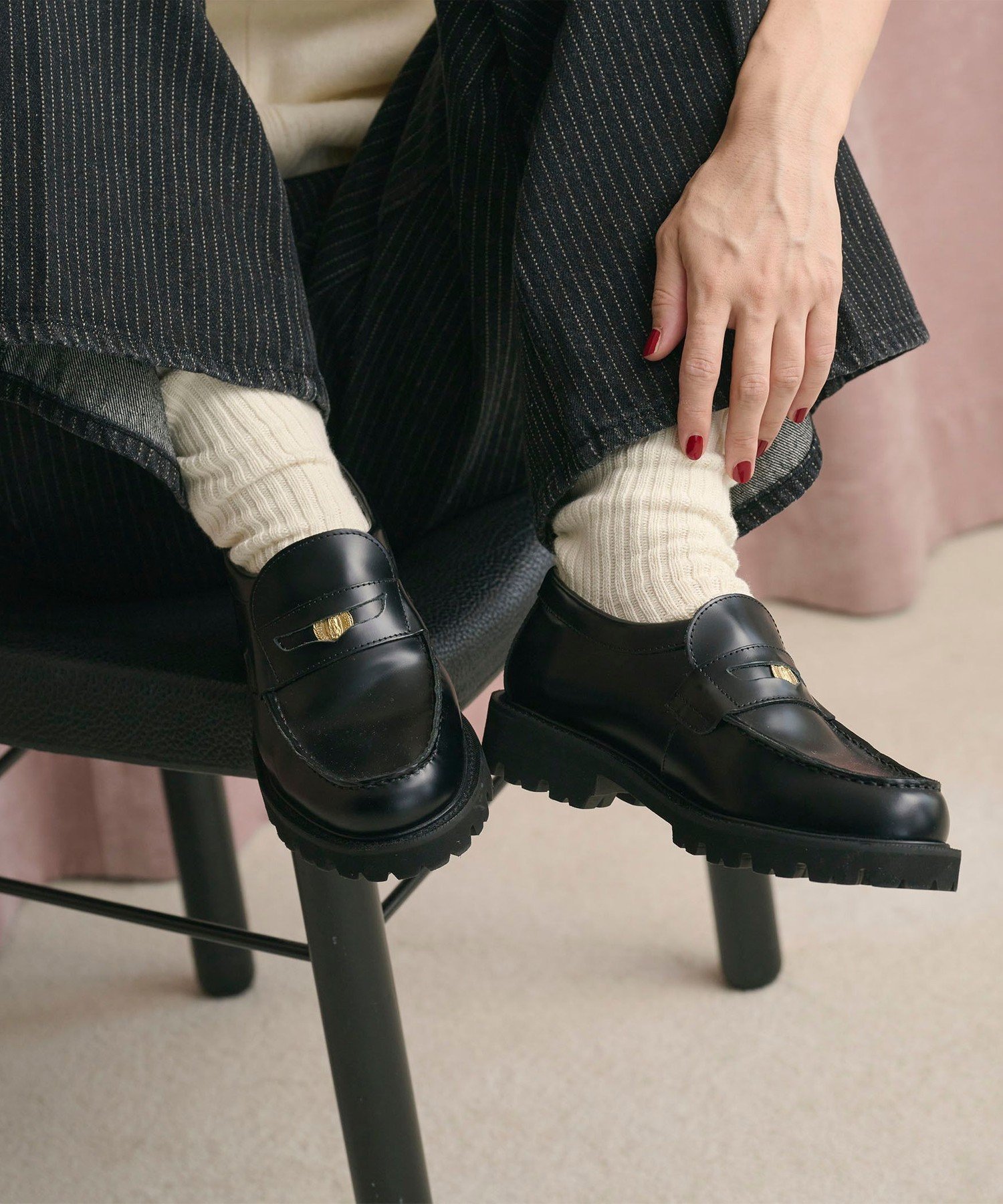 別注　CAMINANDO レザー ローファー BEAUTY&YOUTH 6 BEAUTY&YOUTH UNITED ARROWS｜【別注】 <CAMINANDO>レザー コイン