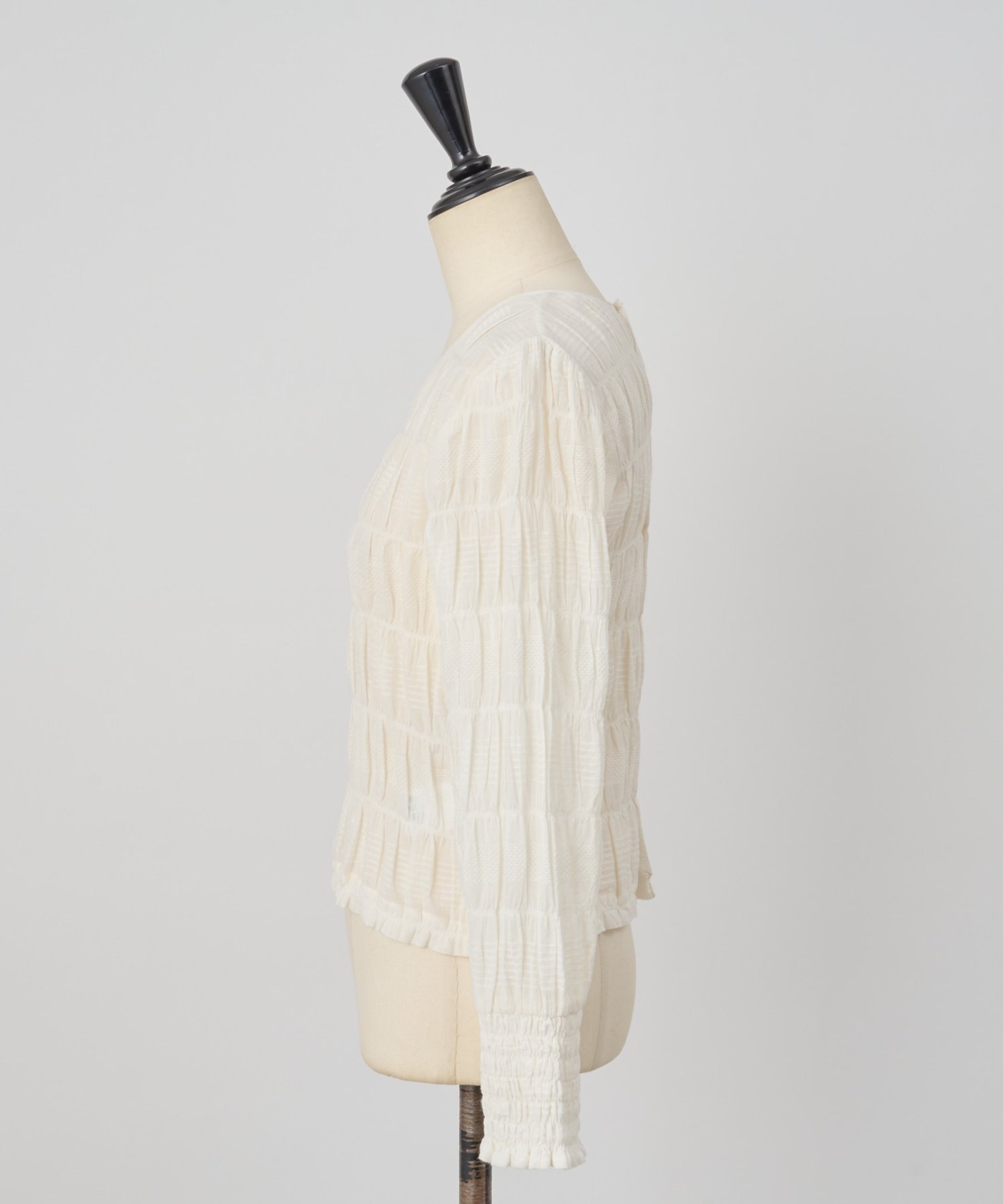 BEARDSLEY｜コットンシャーリングブラウス | Rakuten Fashion(楽天