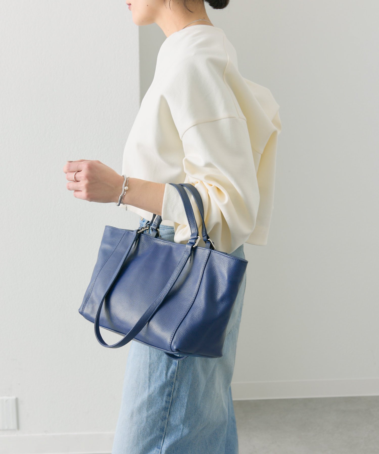 ear PAPILLONNER｜《2way/本革》2ハンドルトートバッグSサイズ