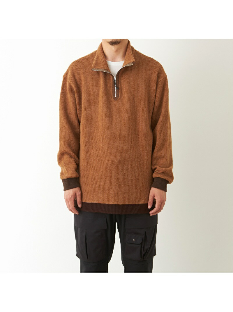 楽天市場】【SALE／56%OFF】White Mountaineering (M)HALF ZIP KNIT